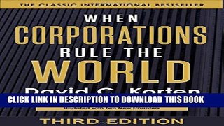 New Book When Corporations Rule the World