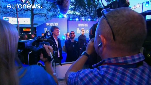 A Beatles legszebb éveiből készült film premierjén megjelent Paul McCartney és Ringo Starr is