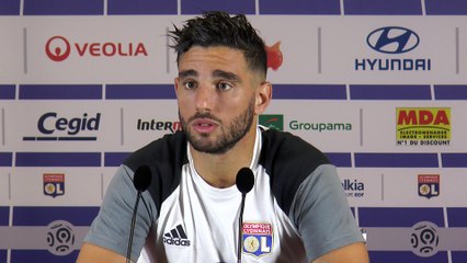 CONF PRESSE de jordan FERRI avant OM / OL