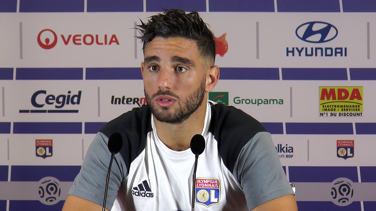 CONF PRESSE de jordan FERRI avant OM / OL