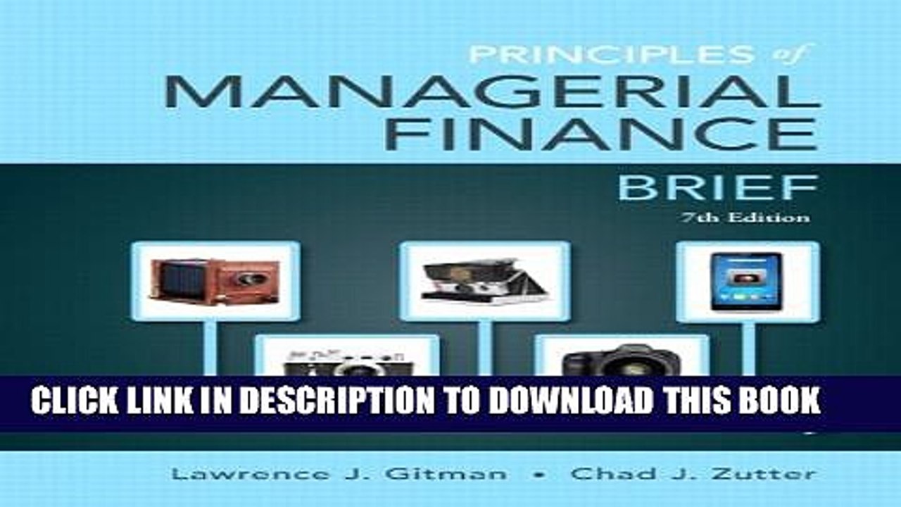 [PDF] Principles of Managerial Finance, Brief Plus NEW MyFinanceLab with Pearson eText -- Access