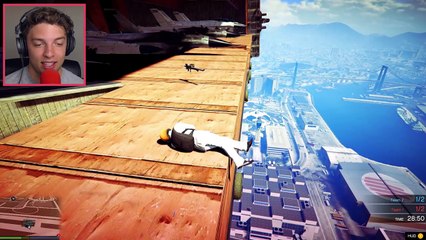 FAGGIO PLANE DIVE DODGING! (GTA 5 Funny Moments)