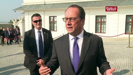 François Hollande au sommet de Bratislava