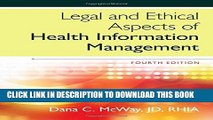 New Book Legal and Ethical Aspects of Health Information Management
