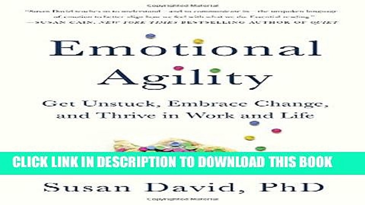 [PDF] Emotional Agility: Get Unstuck, Embrace Change, and Thrive in Work and Life Popular Colection
