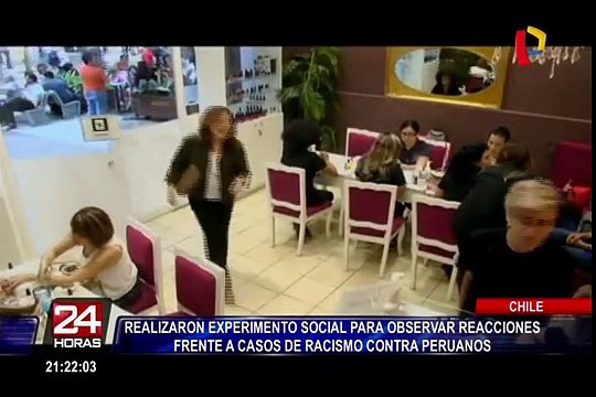 Chile: realizan experimento social para registrar casos de racismo contra peruanos