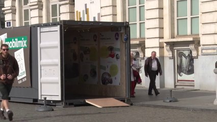 Semaine de la mobilité : des conteneurs informatifs à Bruxelles