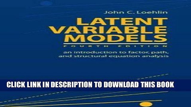[PDF] Latent Variable Models: An Introduction to Factor, Path, and Structural Equation Analysis
