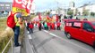 Manifestation à Charleroi: les travailleurs français de Caterpillar ont fait le déplacement pour manfester en solidarité