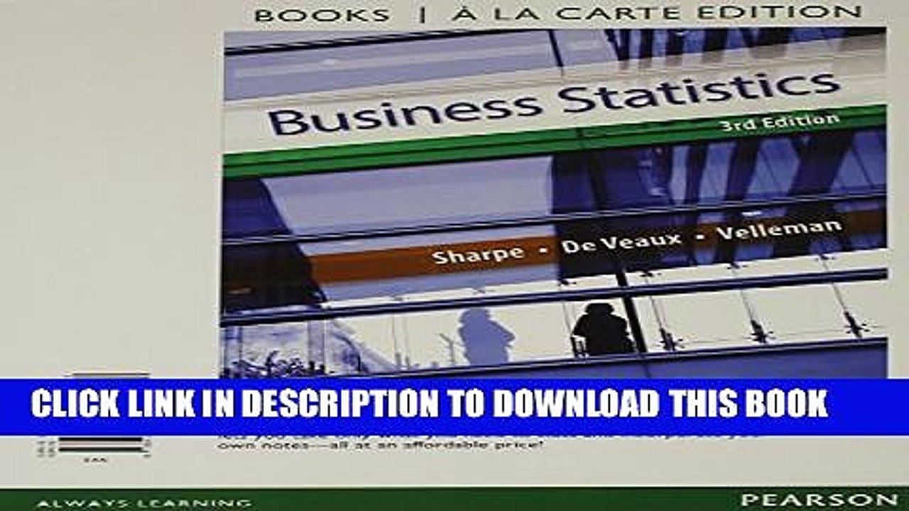 [PDF] Business Statistics, Student Value Edition (3rd Edition) Popular Online