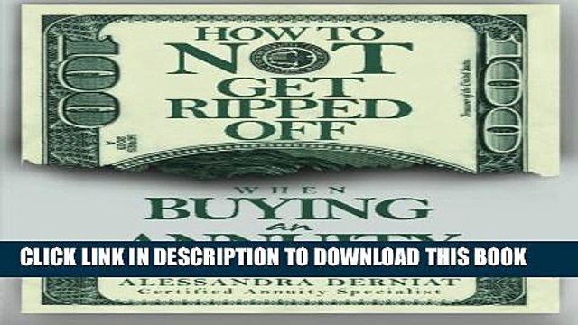 [PDF] How To Not Get Ripped Off when Buying an Annuity Popular Colection