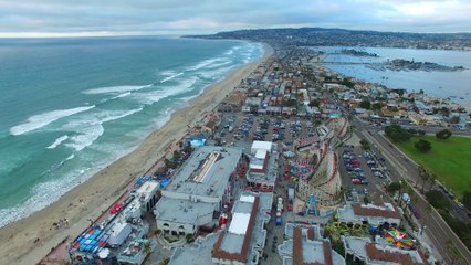 Beach Aerial Footage Taken by a Drone
