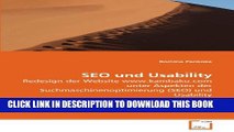 [PDF] SEO und Usability: Redesign der Website www.kambaku.com unter Aspekten der