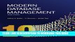 New Book Modern Database Management (10th Edition)