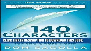 [New] 140 Characters: A Style Guide for the Short Form Exclusive Full Ebook