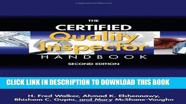 [PDF] The Certified Quality Inspector Handbook, Second Edition Full Online