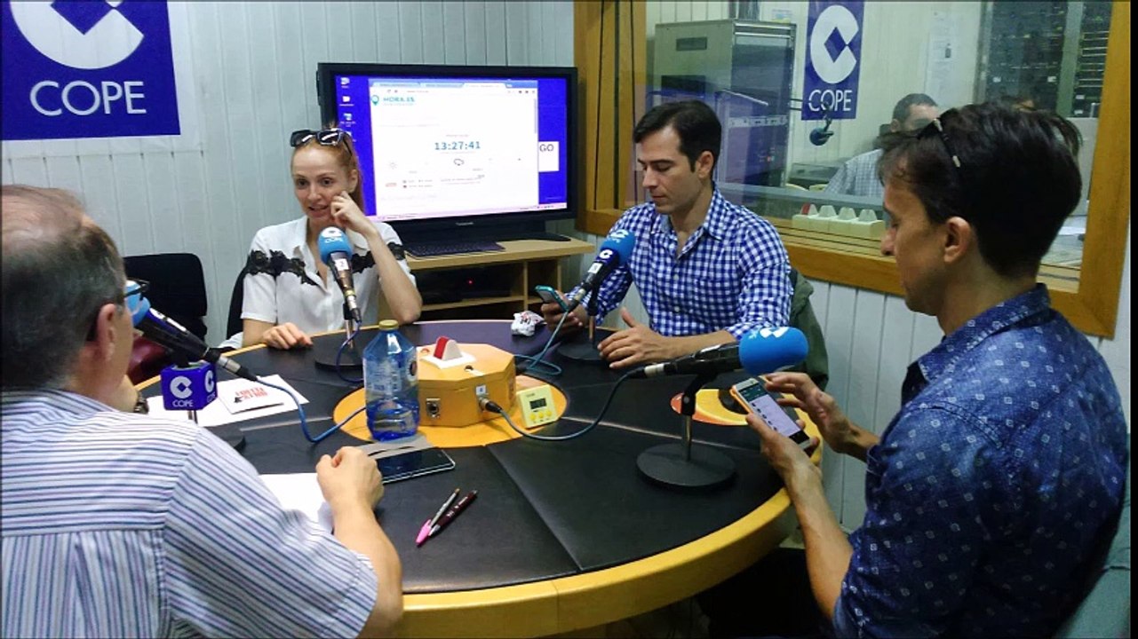 Entrevista Cope Vigo a Alejandro Tous,Armando Pita y Cristina Castaño 15/09/2016