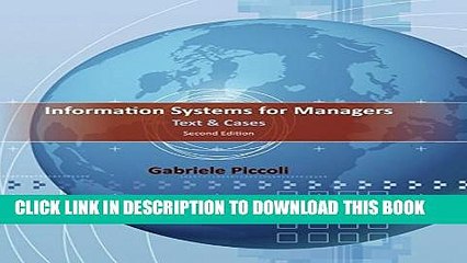 New Book Information Systems for Managers: Text and Cases