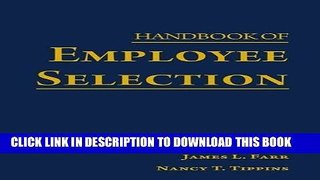 [PDF] Handbook of Employee Selection Full Colection