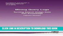 [PDF] Mining Query Logs (Foundations and Trends(r) in Information Retrieval) Popular Collection