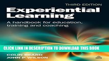 [PDF] Experiential Learning: A Handbook for Education, Training and Coaching Full Colection