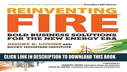 New Book Reinventing Fire: Bold Business Solutions for the New Energy Era