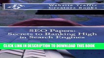 [PDF] SEO Papers: Secrets to Ranking High in Search Engines Popular Online