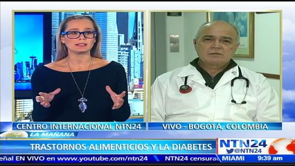 ¿Sabe qué es la diabulimia? Médico endocrinólogo explica en NTN24 los síntomas y peligros de este trastorno