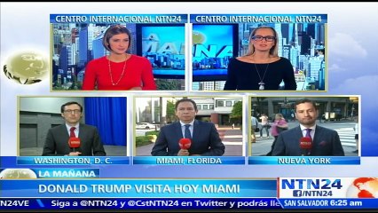Donald Trump visita este viernes Miami donde sostendrá un encuentro con la comunidad hispana