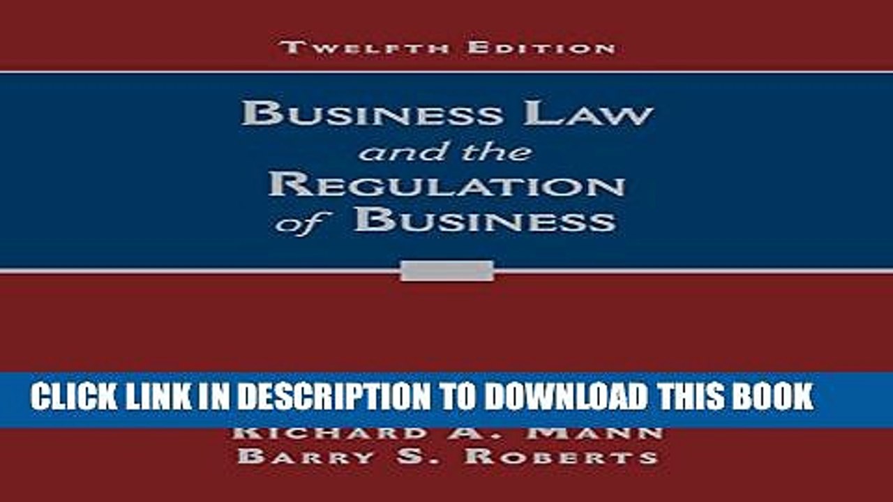 [PDF] Business Law and the Regulation of Business Popular Colection