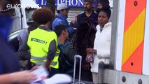 انتقال مهاجران غیرقانونی از پاریس به اقامتگاههای موقت