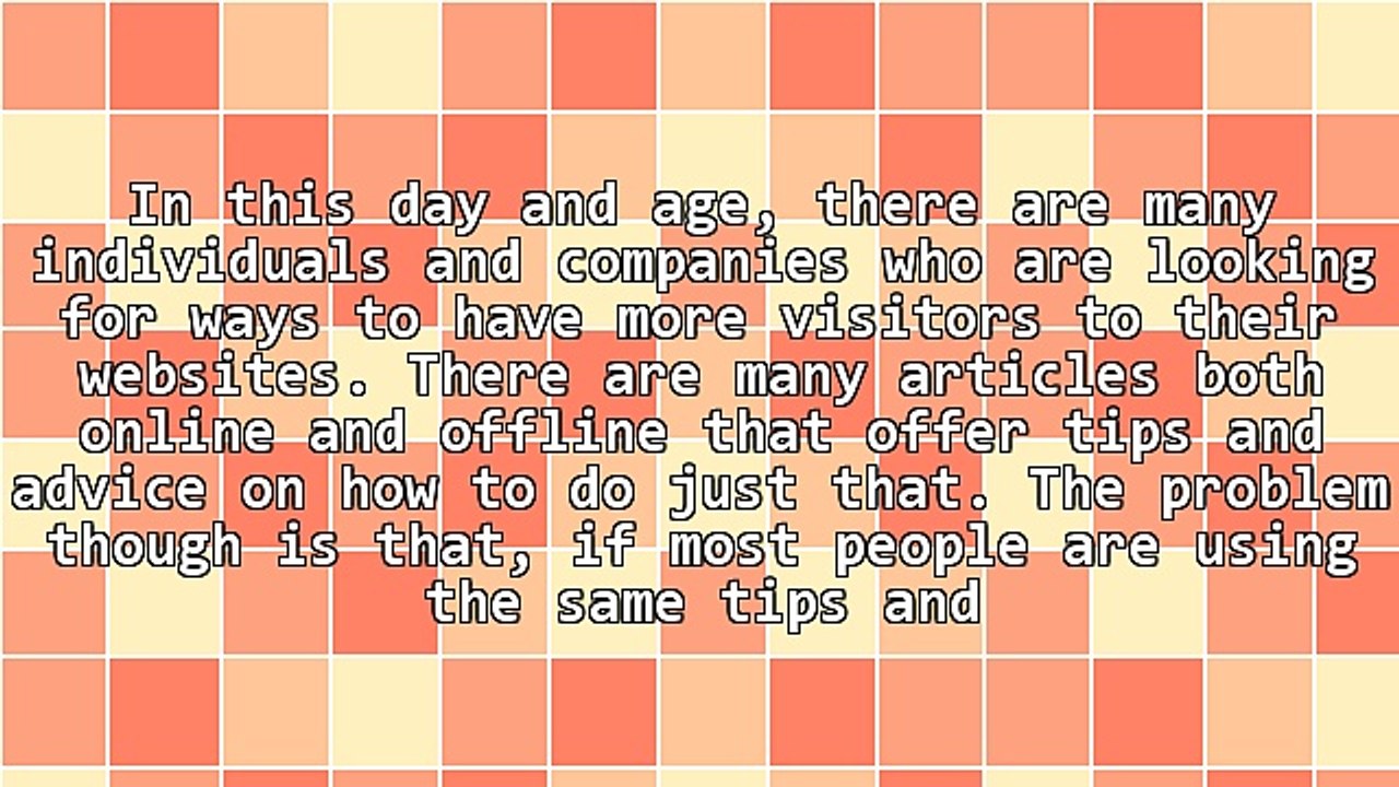 7 Traffic Sources Overlooked By Many Internet Marketers