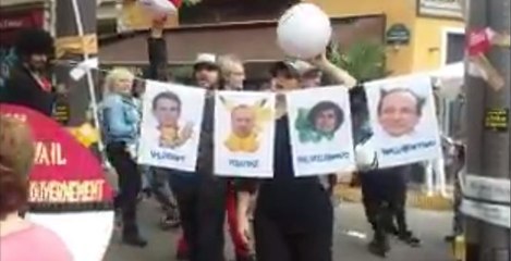 "Fuckémon Gouv" : Des opposants à la Loi Travail inventent un faux "Pokémon Go" visant le gouvernement (vidéo)