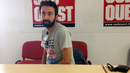 Mathieu Madénian à la rédaction de "Sud Ouest", deuxième partie