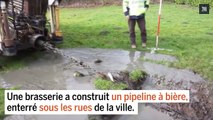 Bruges inaugure le premier pipeline à bière