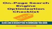 [PDF] On-Page Search Engine Optimization Checklist: On-Page SEO Tricks to Rank Your Si: On-Page