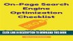 [PDF] On-Page Search Engine Optimization Checklist: On-Page SEO Tricks to Rank Your Si: On-Page