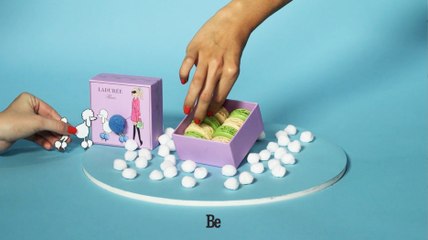 Pin-up Food : le coffret pompon Ladurée