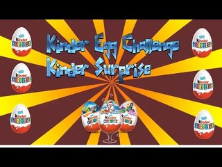Kinder Egg Challenge | Kinder Surprise | Supermadhouse83