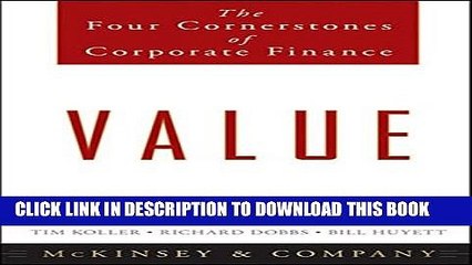 [PDF] Value: The Four Cornerstones of Corporate Finance Full Online