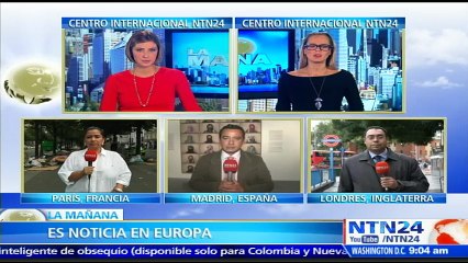 Autoridades desalojan improvisado campamento de refugiados ubicado en un barrio residencial de París