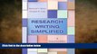 different   Research Writing Simplified: A Documentation Guide (8th Edition)