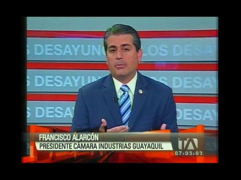 Francisco Alarcón, presidente de la Cámara de Industrias de Guayaquil
