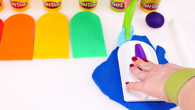 Play Doh Rainbow Chocolate Popsicle Playdough Popsicle Rainbow Color