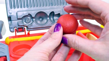 Play Doh Cheese Burger - Make a Rainbow Playdough Cheeseburger