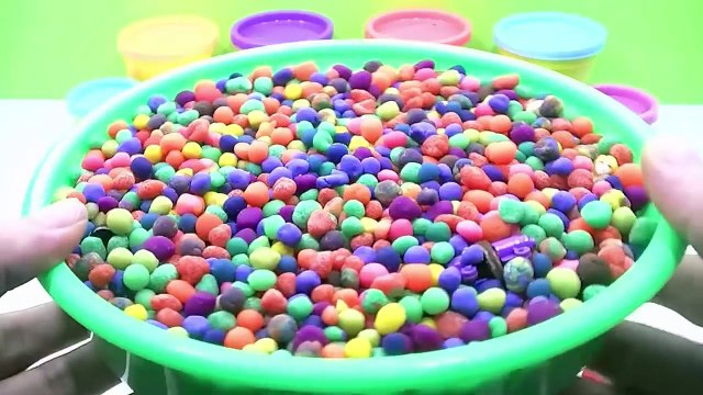 Play Doh Dippin' Dots Surprise Minions Banana Lego toys Peppa Pig español toys