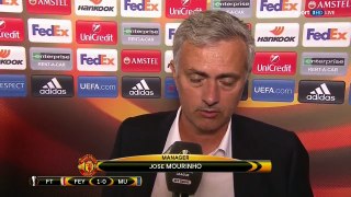 Feynoord 1-0 Manchester United - Jose Mourinho Post-Match Interview