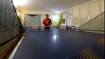Table tennis tricks serve tips training 2013 slow motion backspin gopro hero 3 black edition