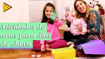 ARTE PARA FAZER COM OS FILHOS DENTRO DE CASA