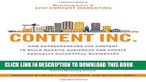 New Book Content Inc.: How Entrepreneurs Use Content to Build Massive Audiences and Create